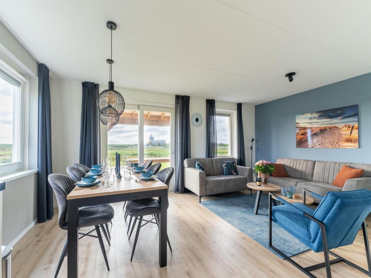 Modern Holiday Home By The Sea With Sauna Scherpenisse Экстерьер фото
